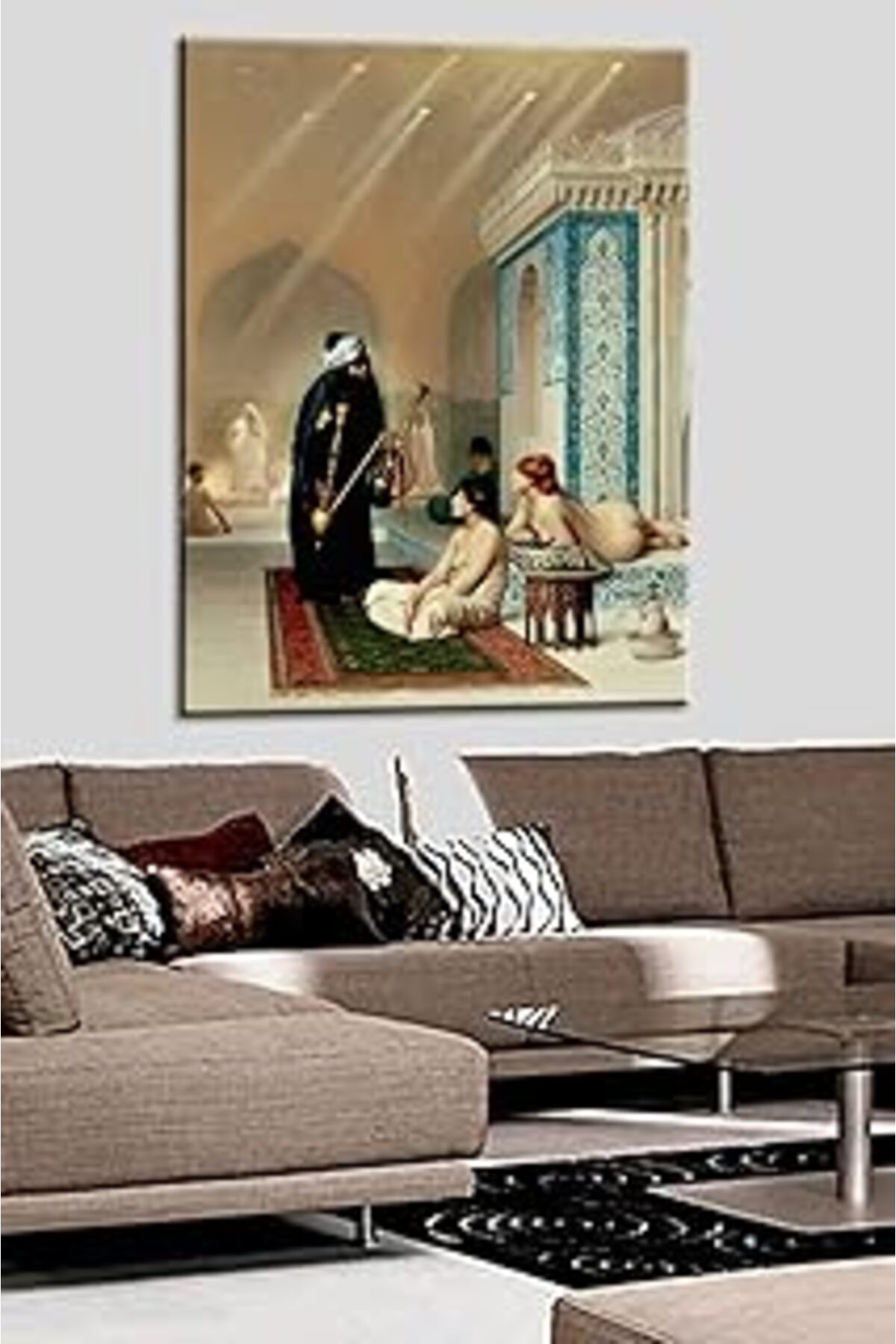 Pazarcan Talya Tablo Osmanlı Dönemi Kadınlar Hamam. Nü, Klasikler, Soyut, Rönesans Duvar Panoları, Atatürk T