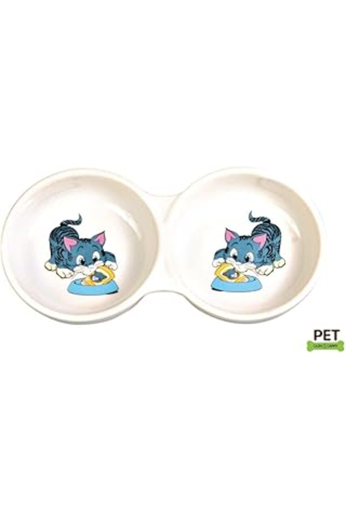 robotrend Trixie Kedi Mama Su Kabı, Porselen 2X0,15Lt