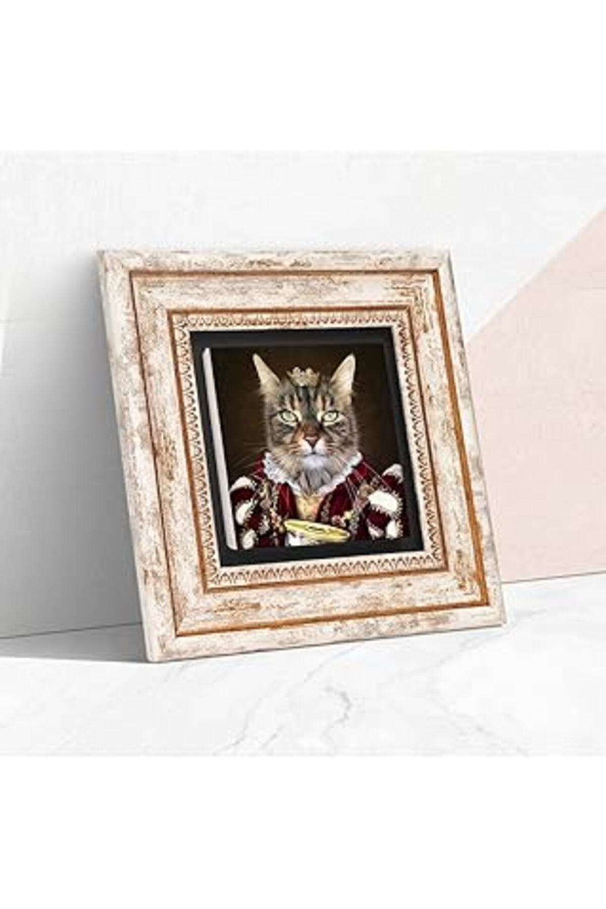 Pazarcan Pinecone Patili Ekselanslar Taş Duvar Tablosu - Çerçeveli Taş Tablo - Dekoratif Duvar Sanatı - Mode