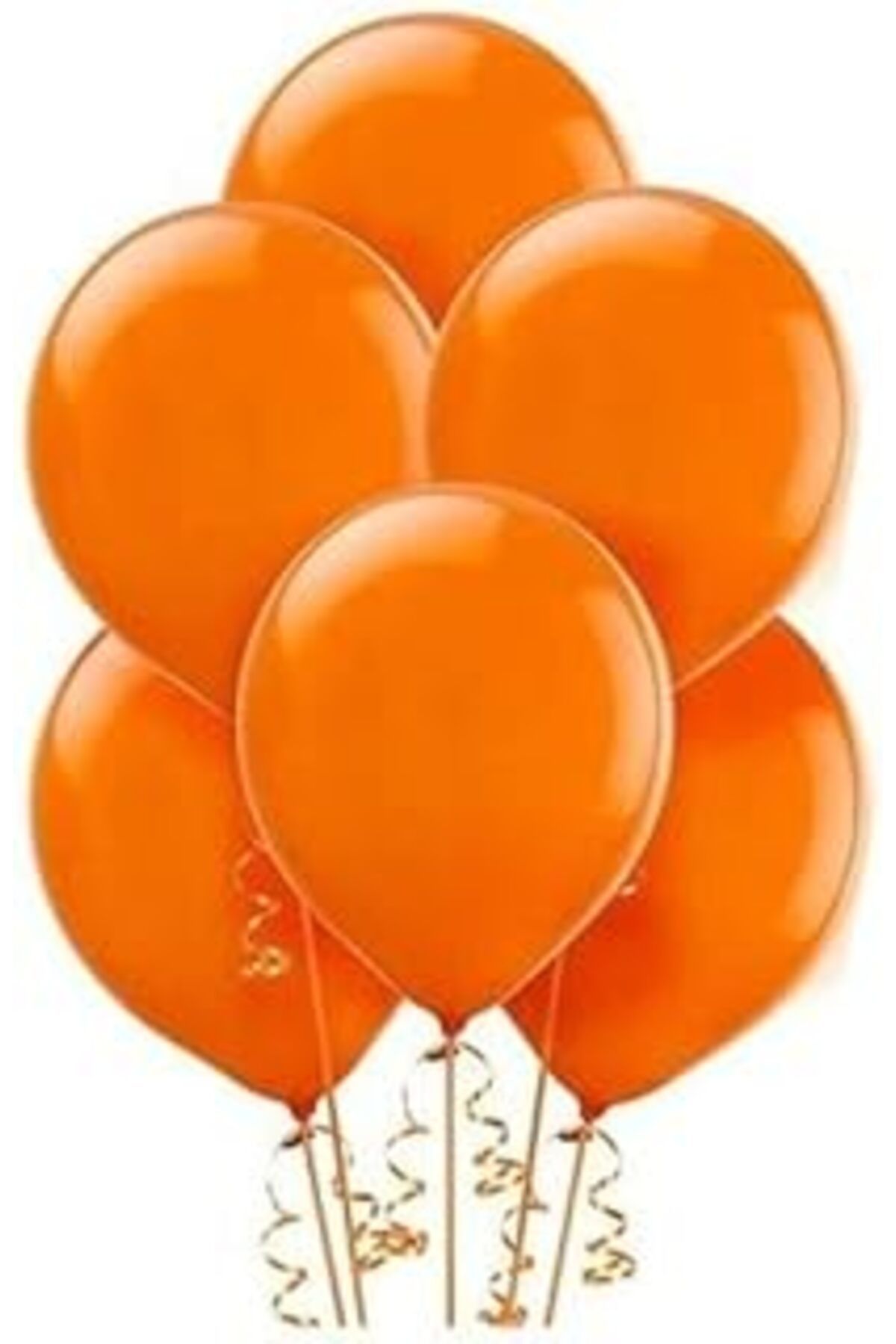 Mu Art Benim Marifetlerim - Metalik Turuncu Balon 12 İnch 10 Adet