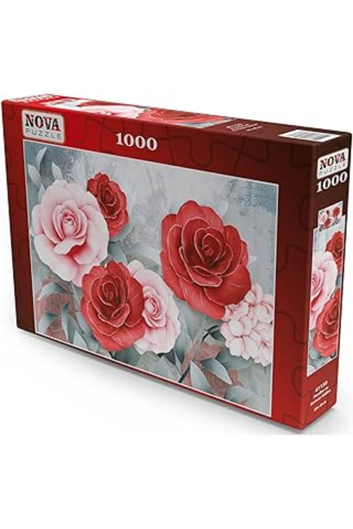 Hepta Collection Nova Puzzle 1000 Parça Puzzle - Pembe Ve Kırmızı Güller
