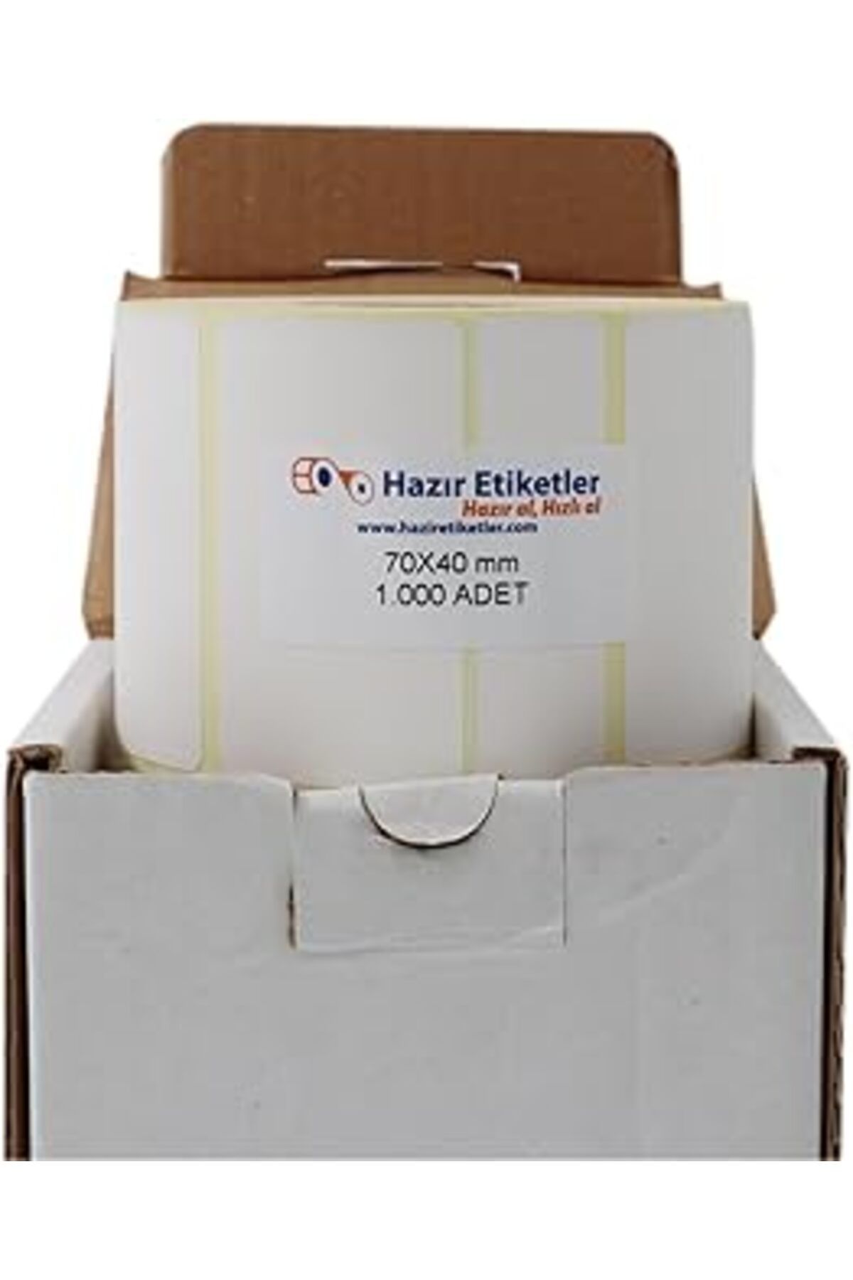 Mu Art Hazır Etiketler , Hazır Al Hızlı Al Pp Opak Etiket 70Mm X 40Mm 1000 Adet