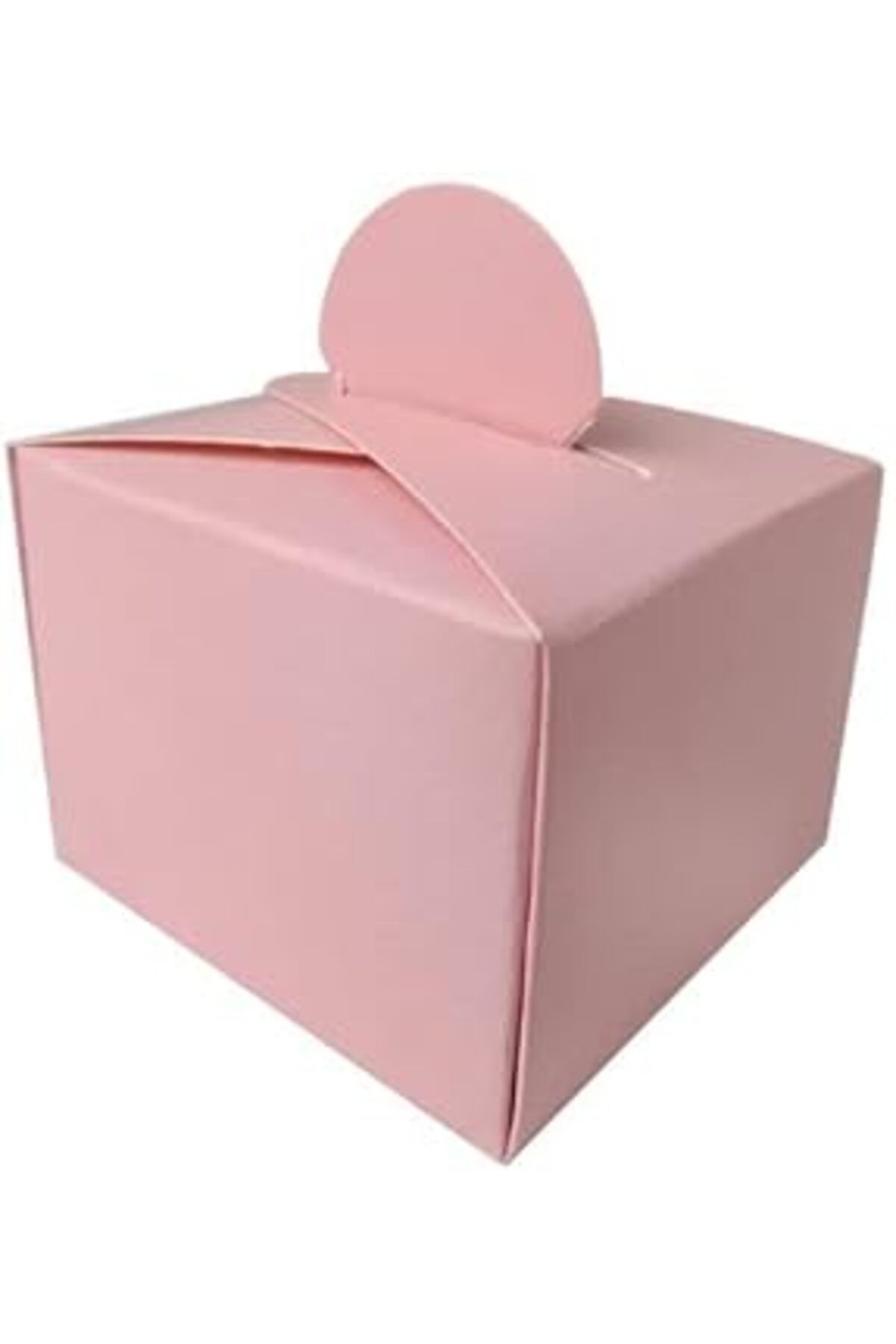 Pazarcan Benim Marifetlerim - Pembe Makaron Karton Kutu Lokumluk 25 Adet