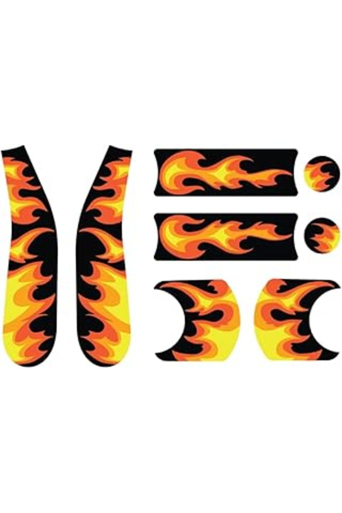 Mu Art Doona Liki Sticker Set Flames