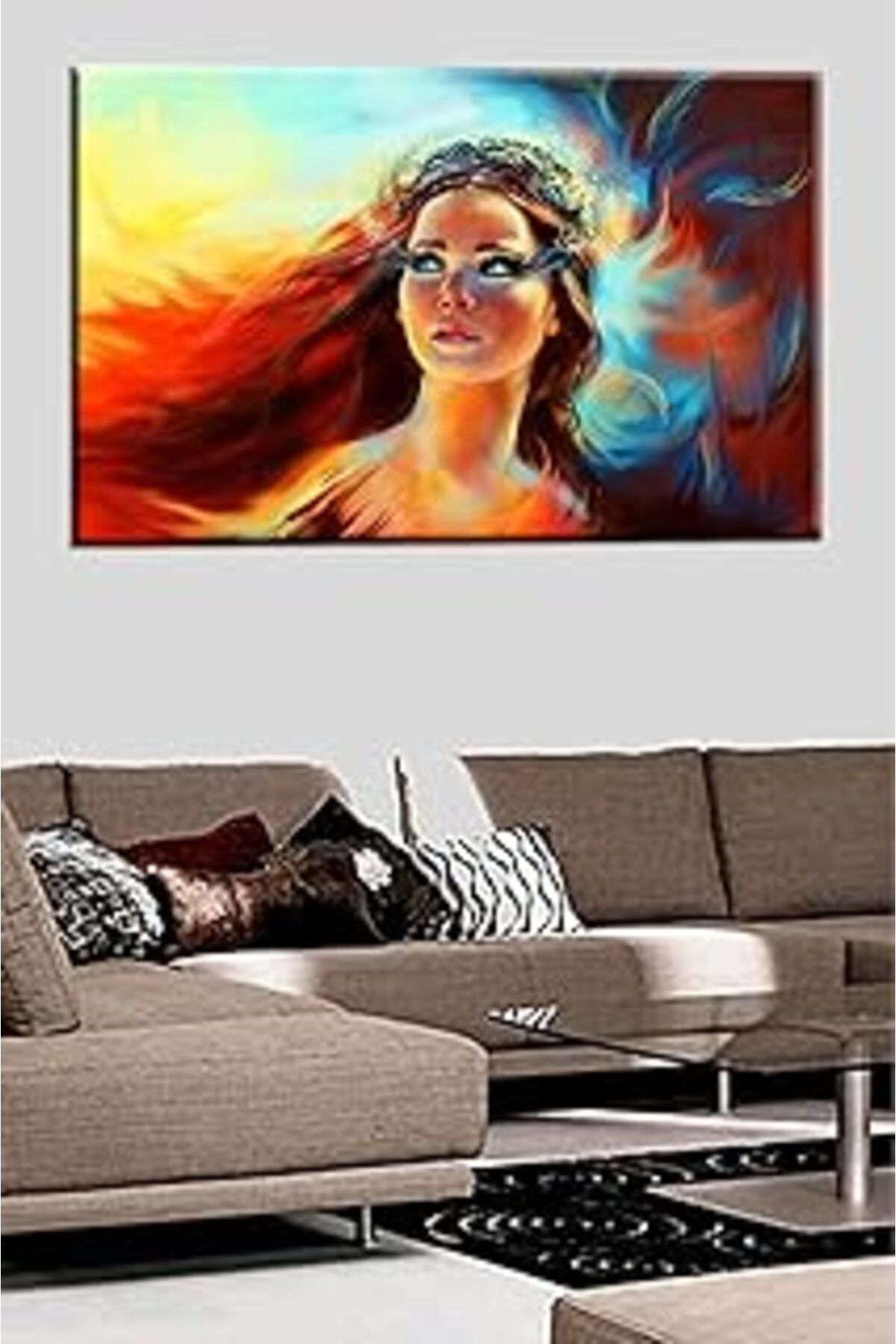 Pazarcan Talya Dekoratif Kanvas Duvar Tablosu. Temalar: Soyut Klasik Rönesans Vintage Retro Klimt Van Gogh P