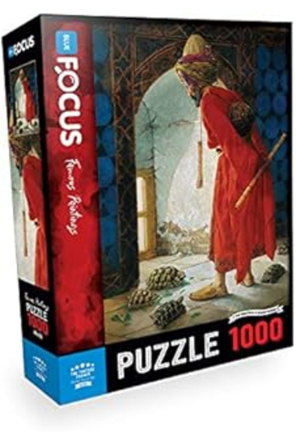 Pazarcan Blue Focus 1000 Parça Puzzle - Kaplumbağa Terbiyecisi