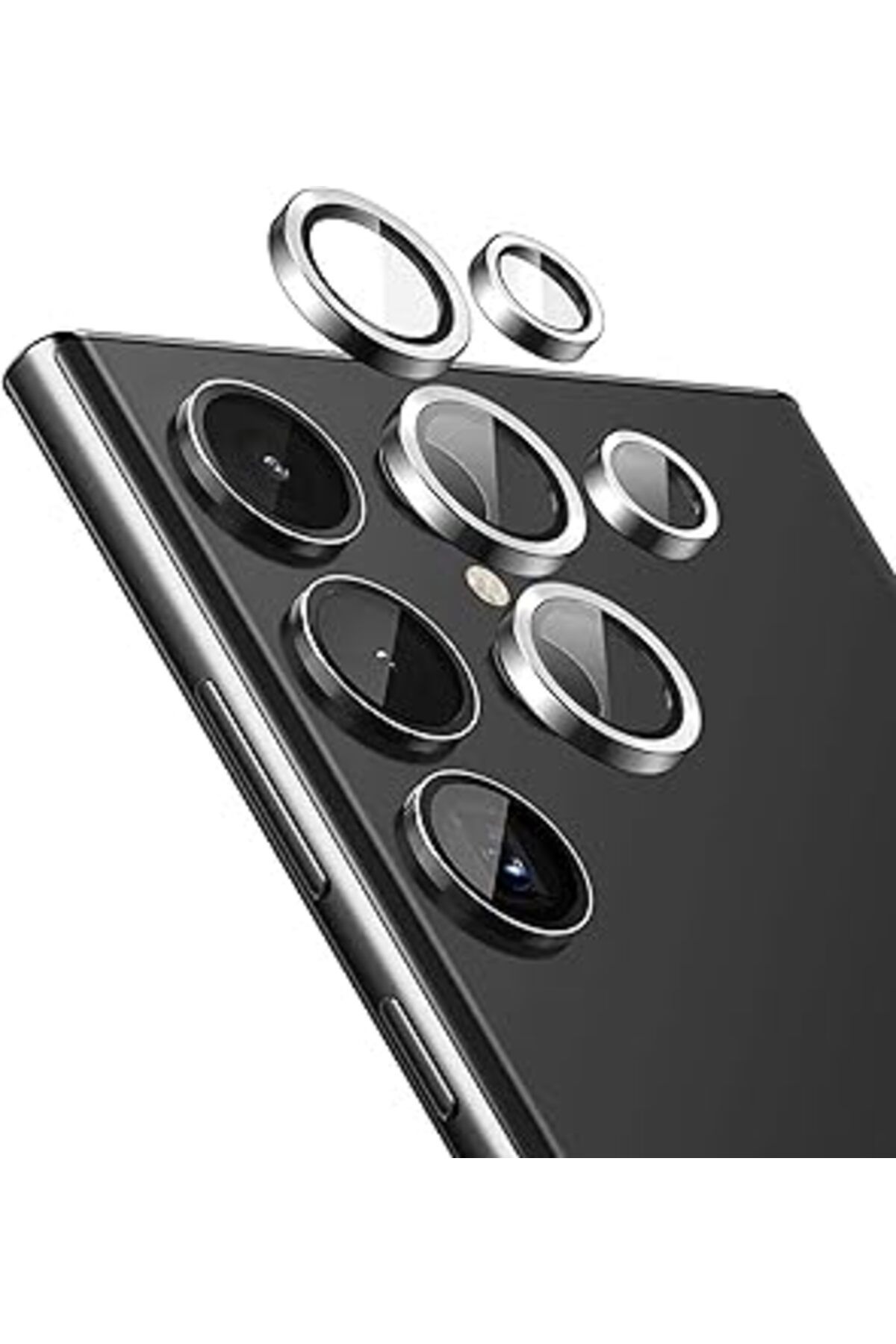 Hepta Collection Galaxy S24 Ultra Ile Uyumlu Kamera Lens Koruma Kolay Takabilen Görüş Açısını Bozmayan Yüksek Çözünü