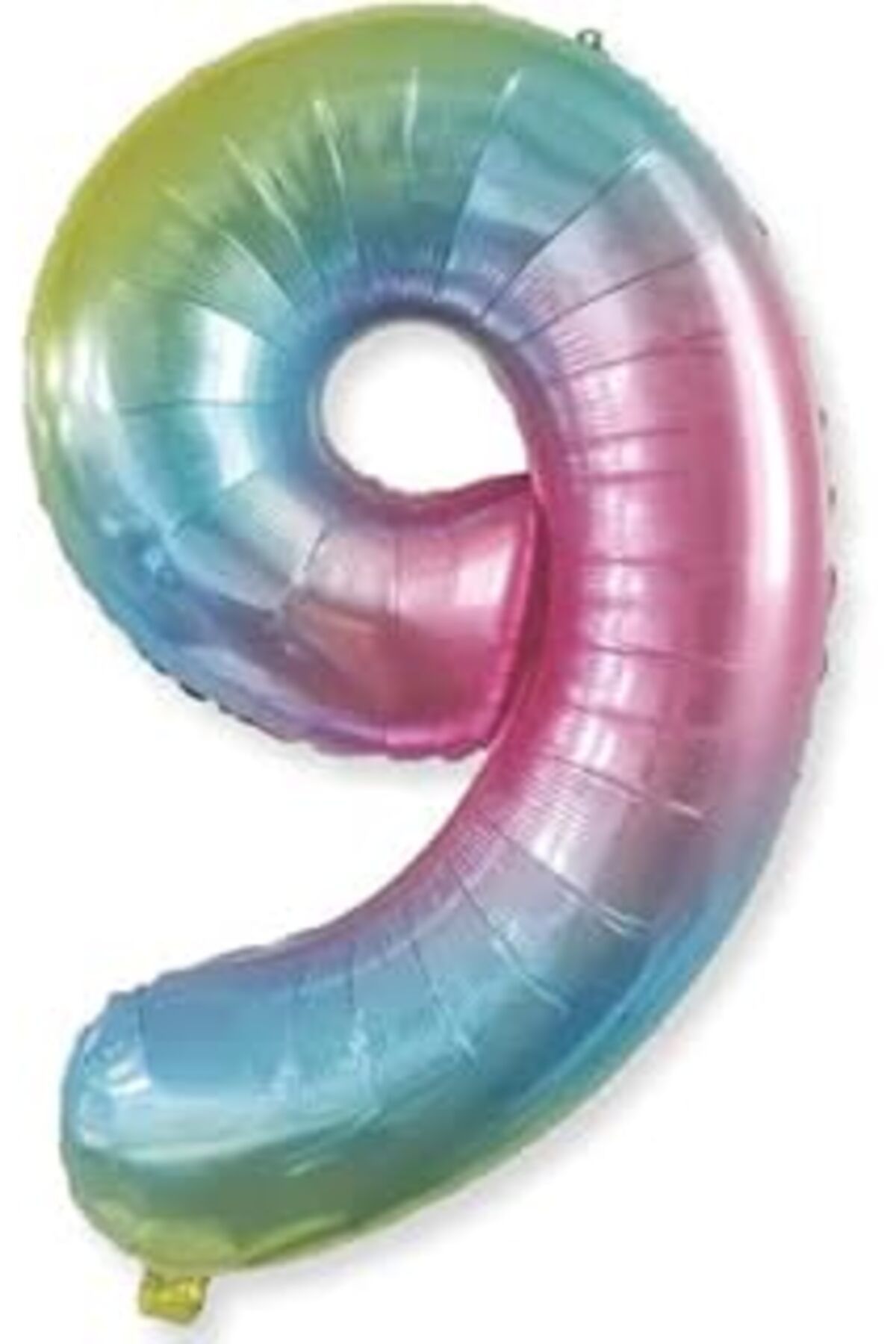 Mu Art Benim Marifetlerim - 9 Rakamı Rengarenk Folyo Balon 40 Inch 90 Cm
