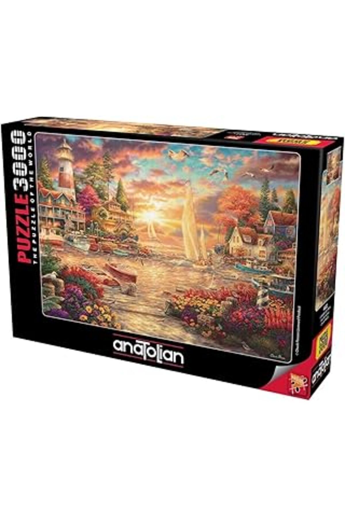 Mu Art Anatolian Puzzle - Limanda Gün Sonu / 3000 Parça Puzzle, #4922