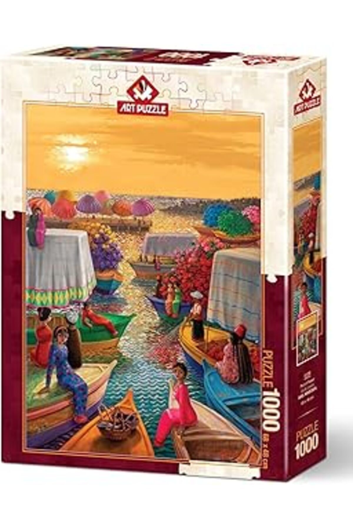 Mu Art Art Puzzle Çiçek Limanı 1000 Parça Puzzle