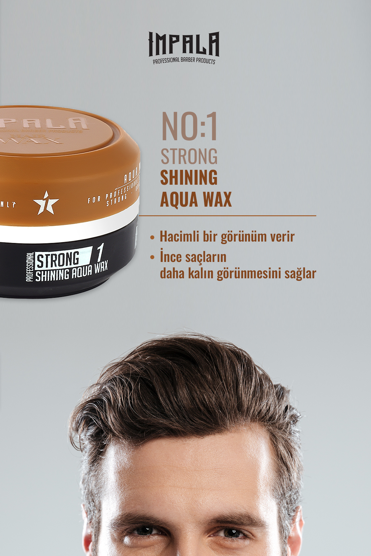 واکس موی براق کننده قوی شماره ۱، ۱۵۰ میلی لیتر — ImpalaHairWax — تصویر 3 از 4