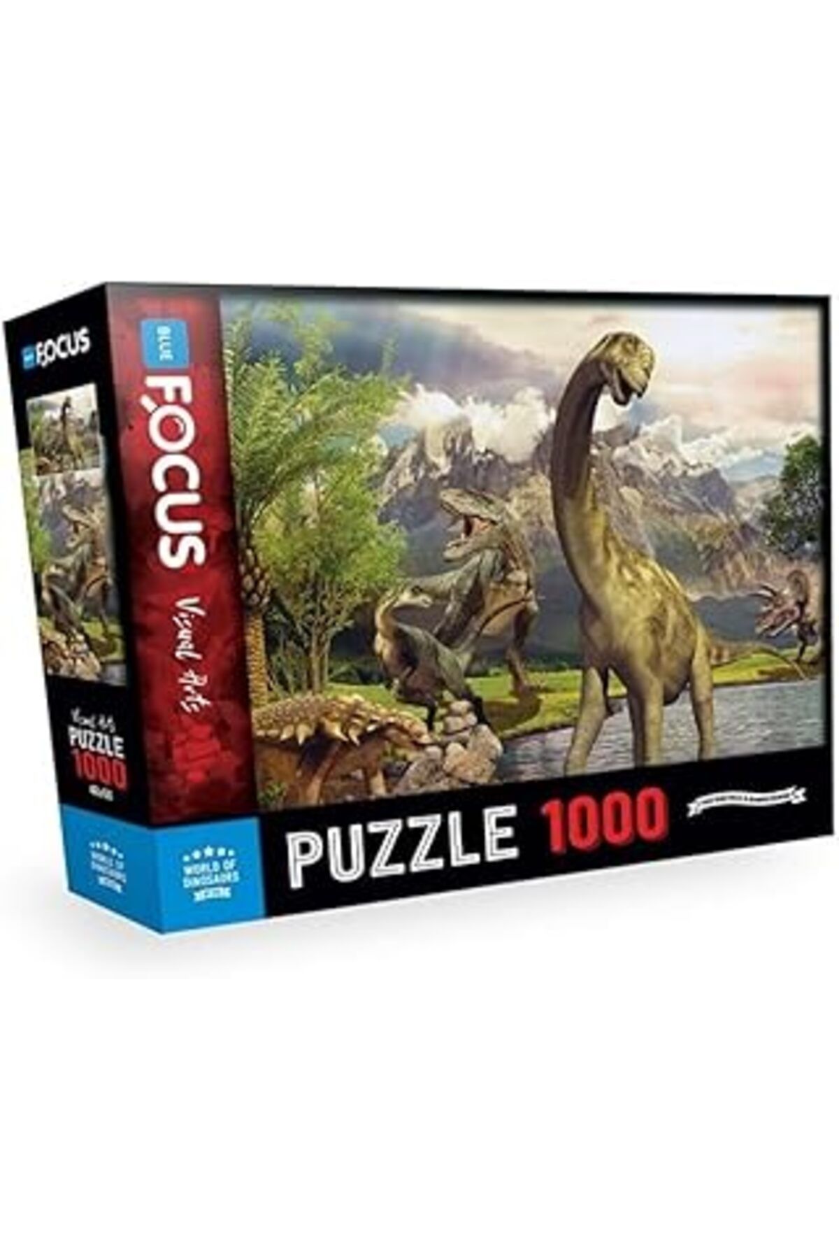 Pazarcan Blue Focus-World Of Dınosaurs 1000 Parça Puzzle