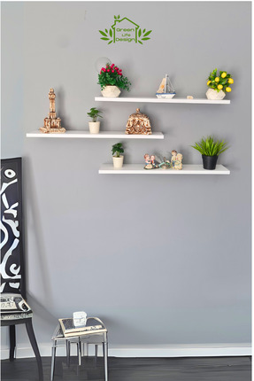 Green Life Design Beyaz Gizli Montaj Uçan Hediyelik Çok Amaçlı Çiçeklik Kitap...