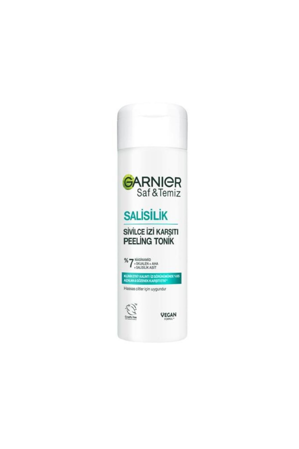 Garnier Salisilik Sivilce İzi Karşıtı Gözenek Sıkılaştırıcı Peeling Tonik (Salisilik&Niasinamid&Skualen&AHA)