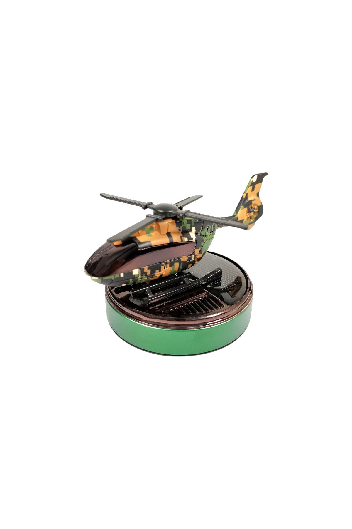 Generic-Solar-Powered Helicopter Car Air Freshener – Rotating Aromatherapy Diffuser with Copper Motor 2