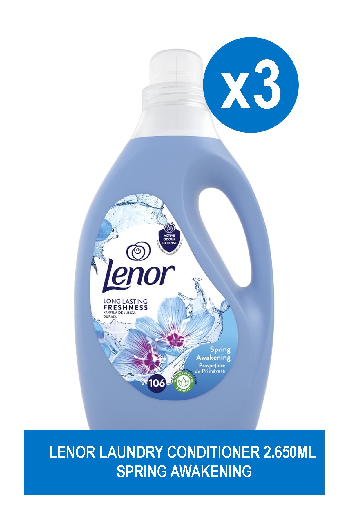 lenor Balsam de rufe 2.650ML Spring AWAKENING X 3
