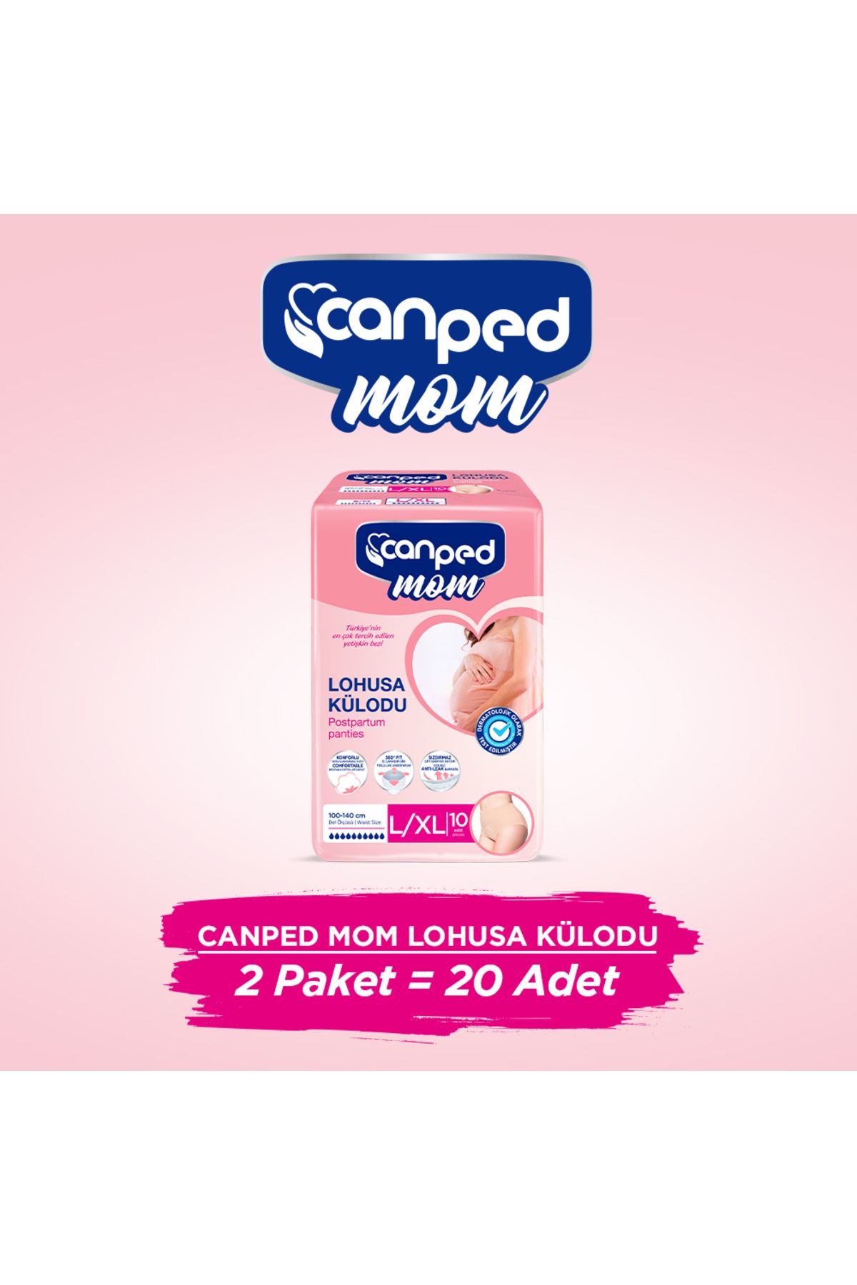 Canped Mom Lohusa Külodu L/XL 10 lu x 2 Adet