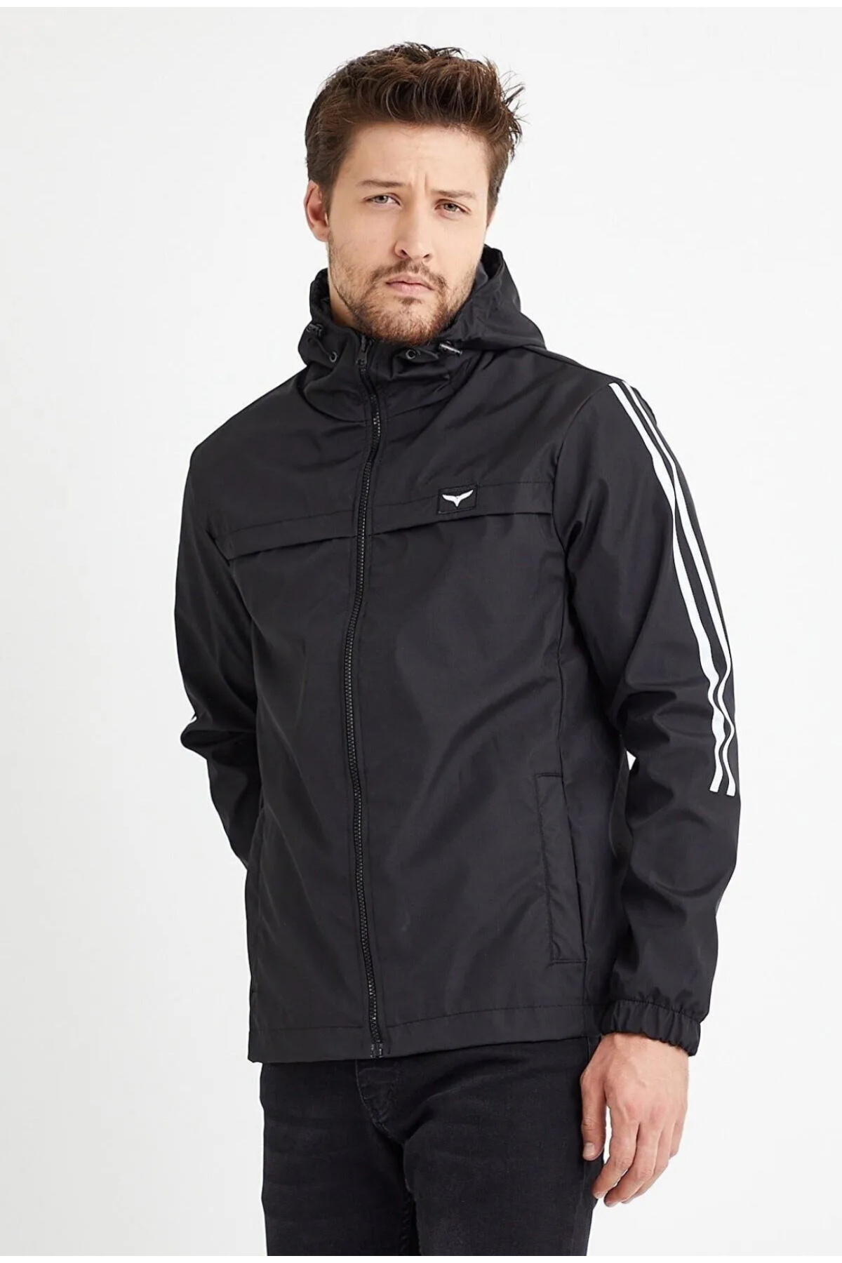 LEVEL HİGH  ERKEKSİYAH YAĞMURLUK SUYA VE RÜZGARA DAYANIKLI LEVEL HİGH - Görsel 4