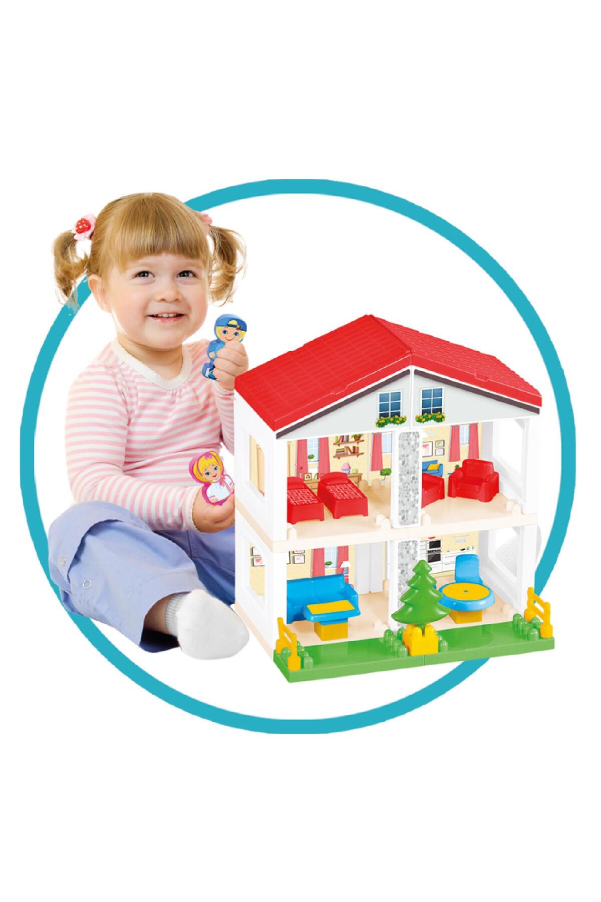 toysclub DEDE 03234 2 KATLI EV BLOKLAR fotoğrafı 3 (önizleme)