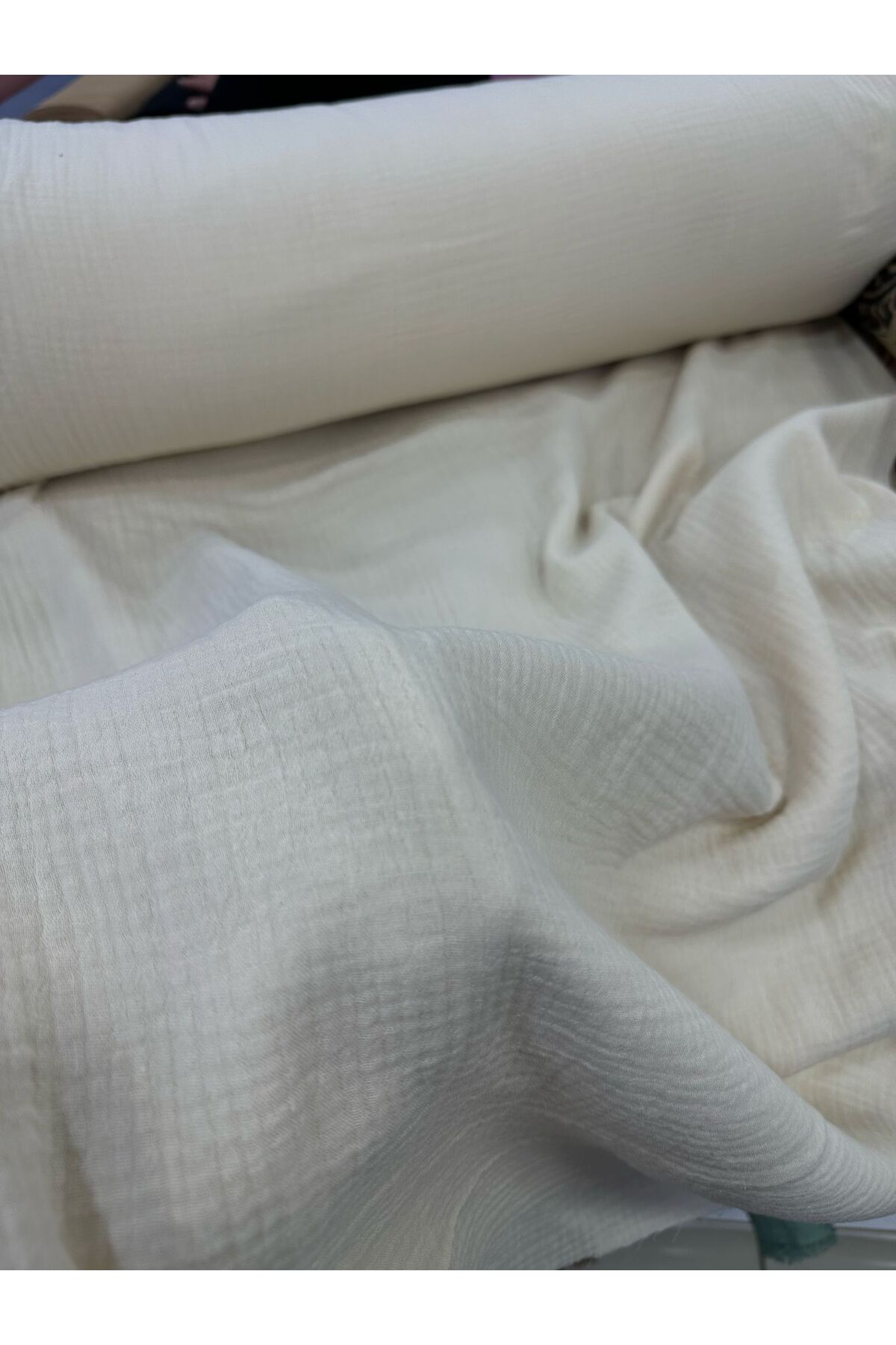 DünyaKumaş Muslin Kumaş fotoğrafı 2 (önizleme)