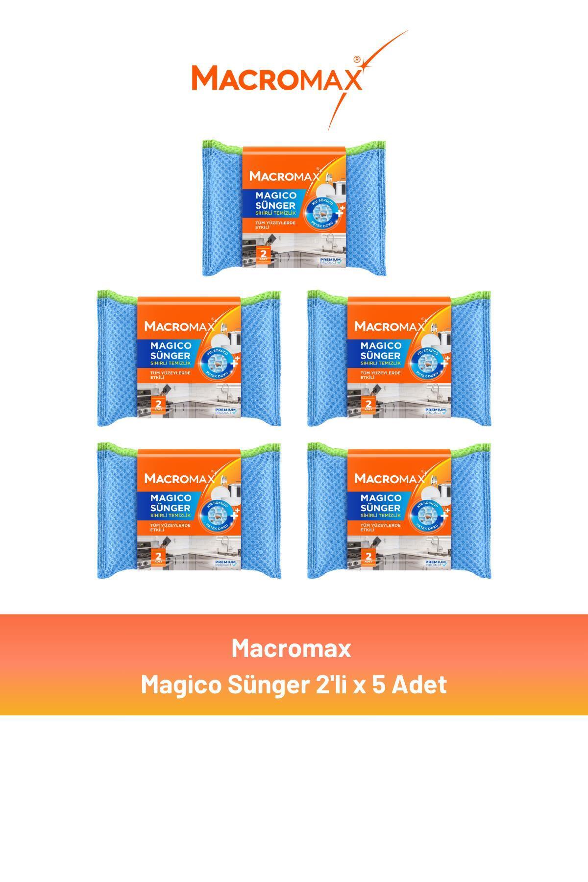 MACROMAX-اسفنج ماجيكو 2 × 5 قطع 1