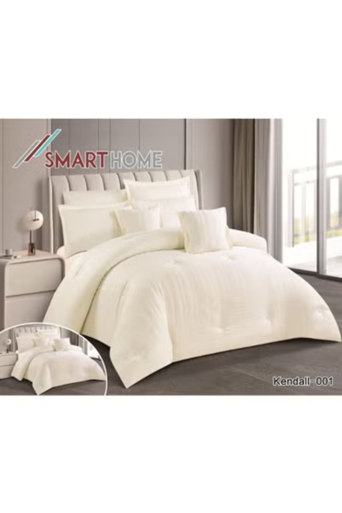 smart home-two-sided comforter set, two-sided mattress, consisting of 8 pieces, 8-piece comforter 2