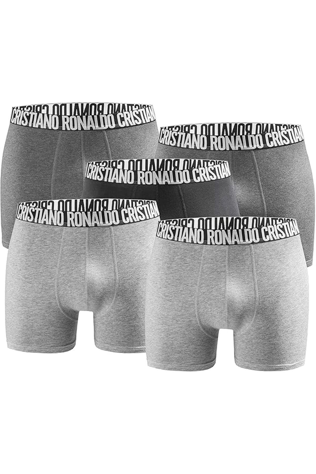 Others-Boxerky CR7 Boxershort 5-pack, Grey, Men 1