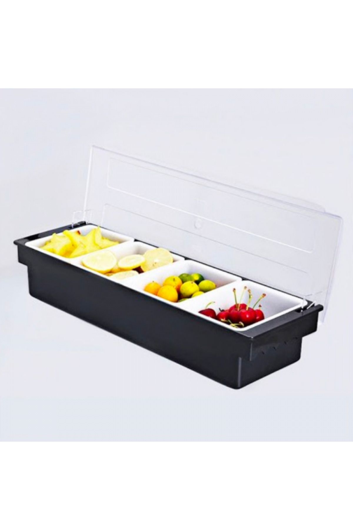Lacor-Box for ingredients and spices with lid and 4 compartments, 750 ml 3