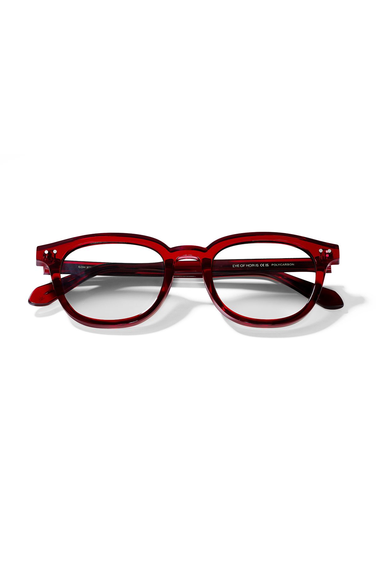 EYE OF HORUS-Aventurin-3000-M C2 Claret Red Acetate Blue Light Screen Glasses 1