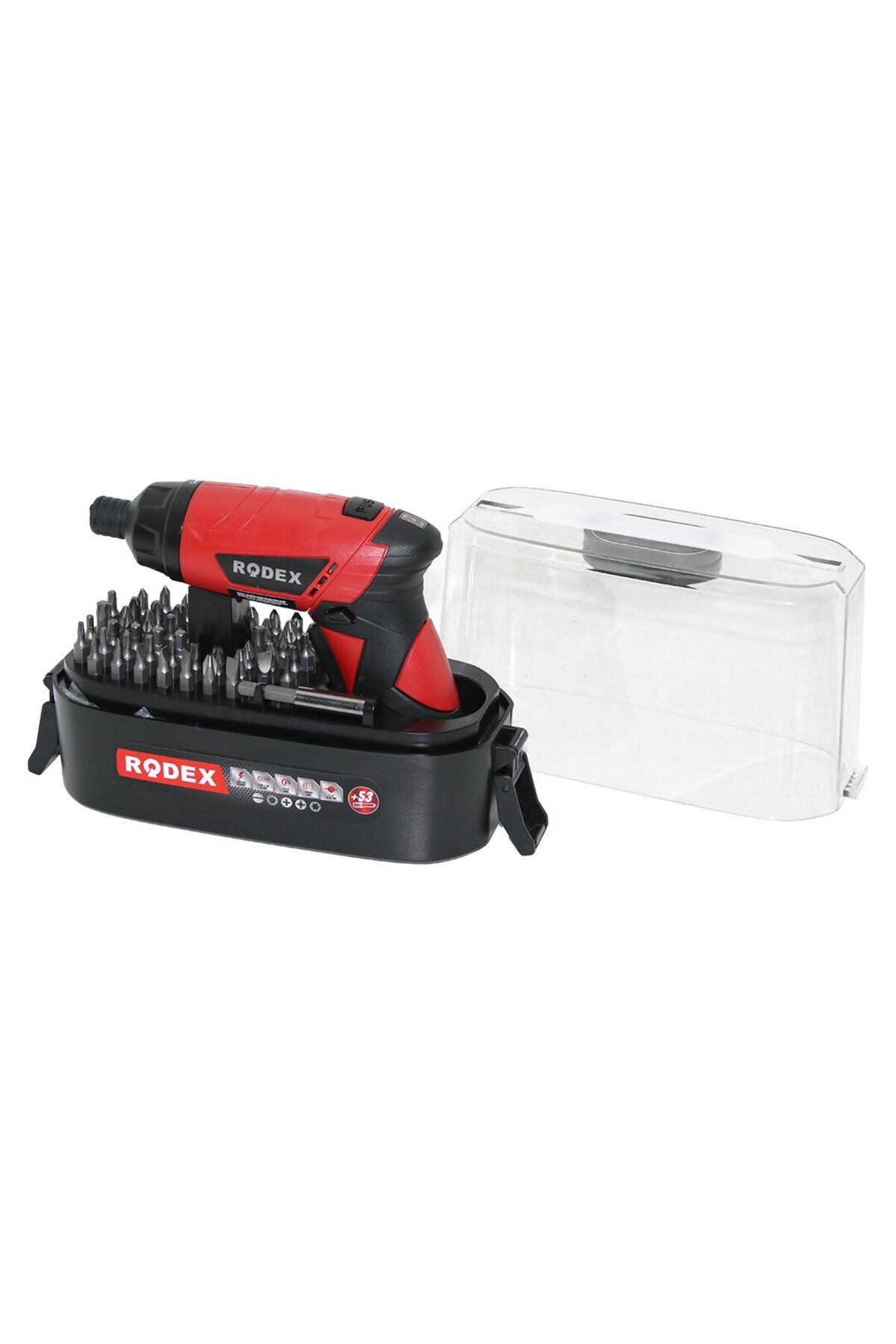 STOREMAX buystoremx 53PCS BİTS UÇ ŞARJLI VİDALAMA - TORNAVİDA RPM 210 1/4" 6.35MM 3.6V DC-1.5A Lİ-
