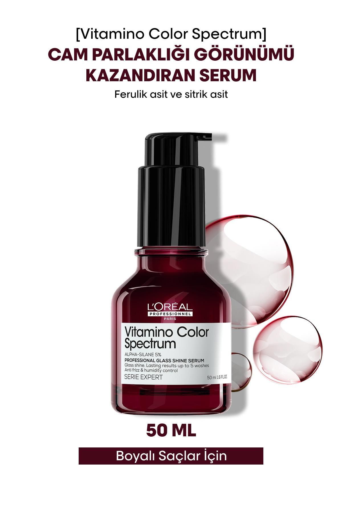 L'oreal Professionnel Vitamino Color Spectrum Cam Parlaklığı Görünümü Kazandıran Serum 50 ml