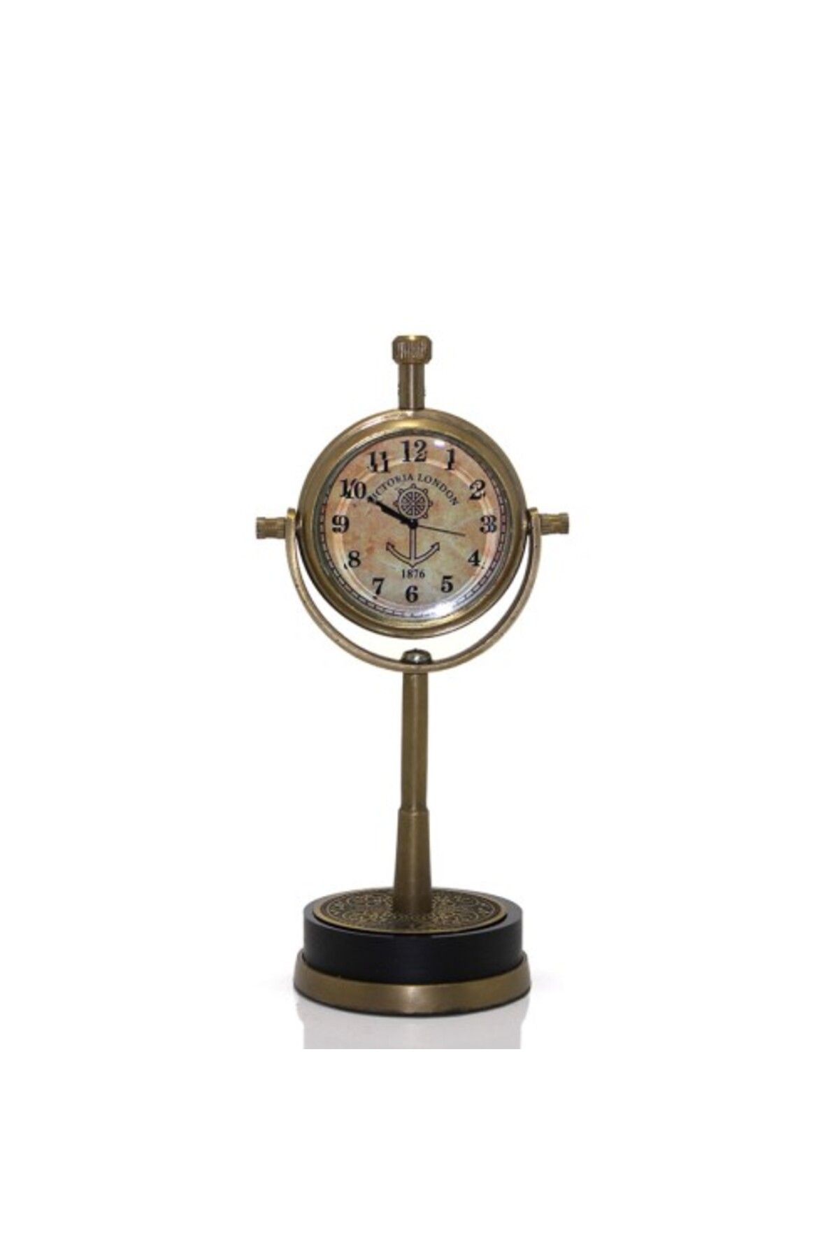BellevieStore Masa Üstü Pirinç Saat Model 4