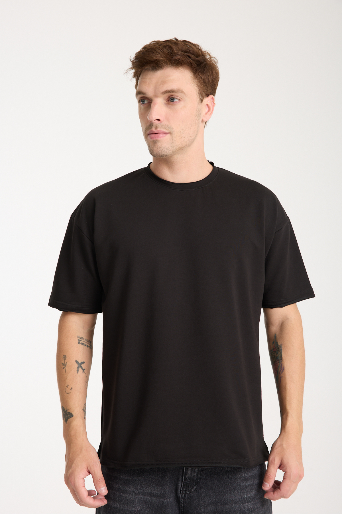 Quell Erkek Oversize Basic Tişört — 3