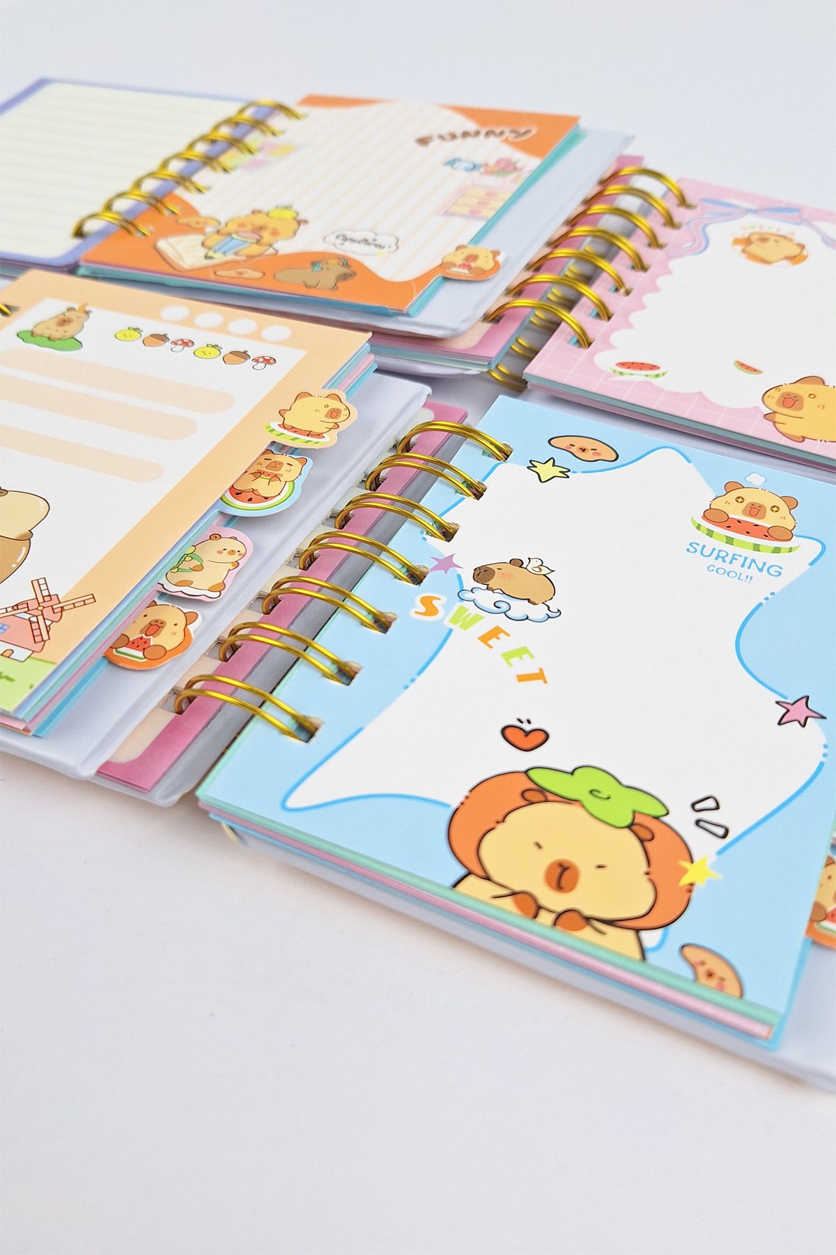 Bold Grup-Capybara Character Puff Notepad - 1 Piece 4