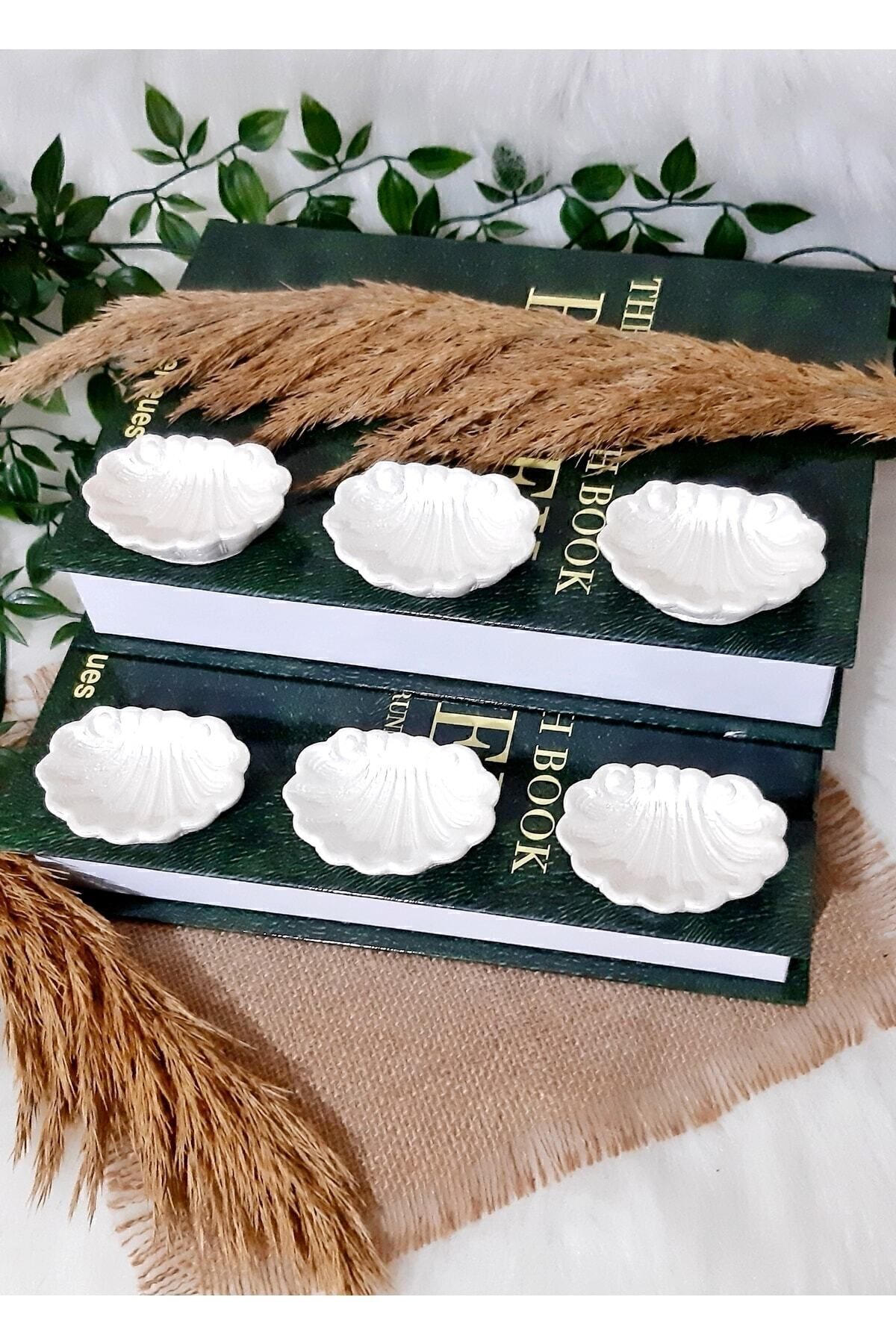 PULCA SHOP Kahve Yanı Sunumluk Midye Tasarımlı Drajelik Lokumluk