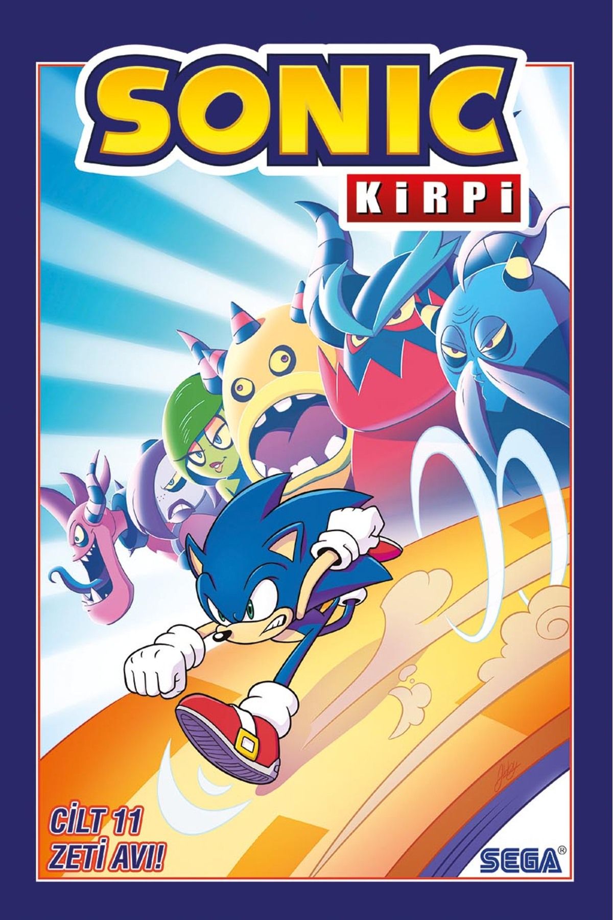 Presstij Kitap Kirpi Sonic Cilt 11: Zeti Avı