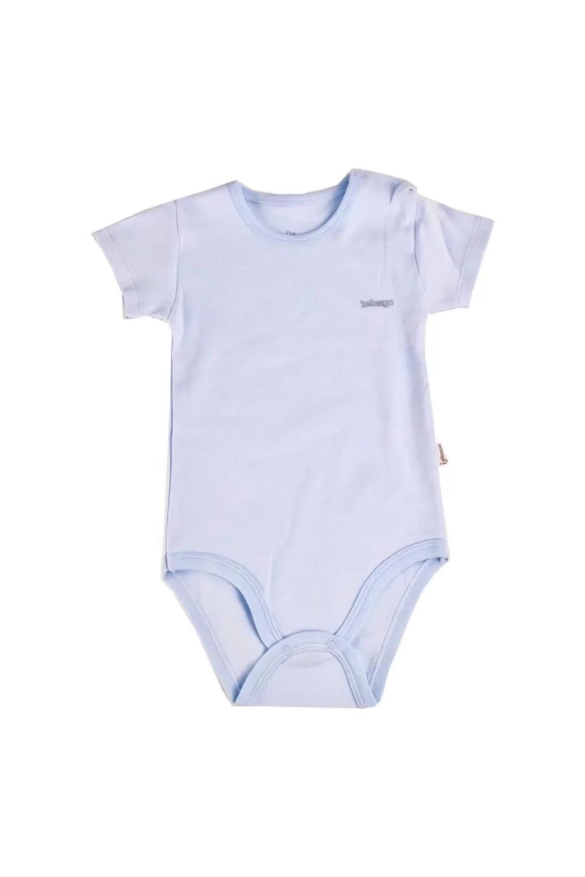 RUBY BOUTİQUE Basic Kısa Kol Body Mavi