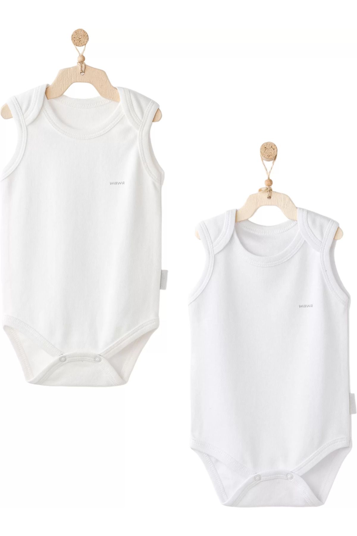 RUBY BOUTİQUE Tank 2'li Basic Body Ekru