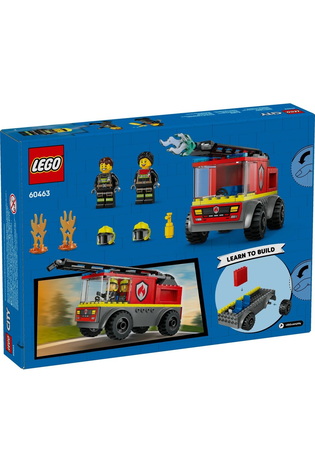 LEGO-LEGO City set - Fire truck with ladder (60463) 4