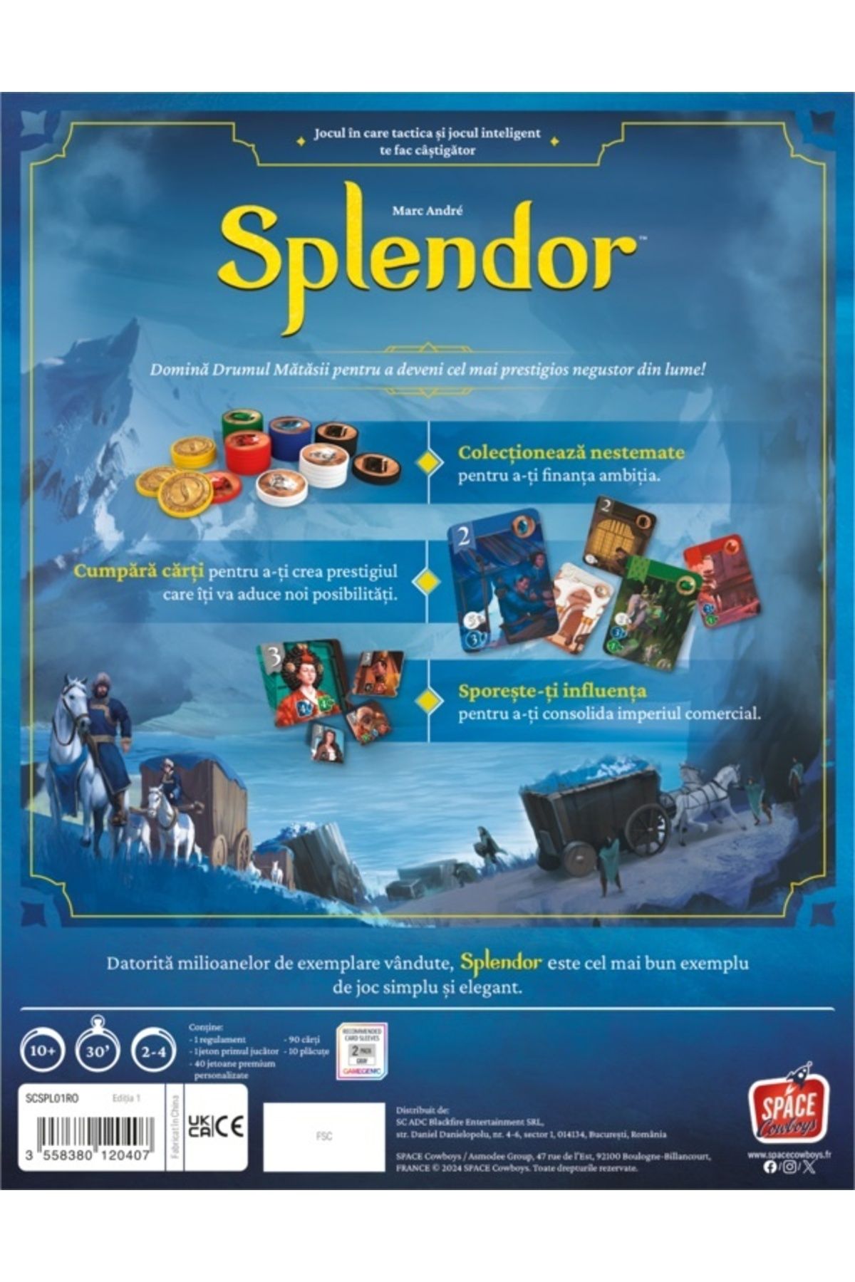 Asmodee-Board game Splendor (Refresh), Romanian language 4