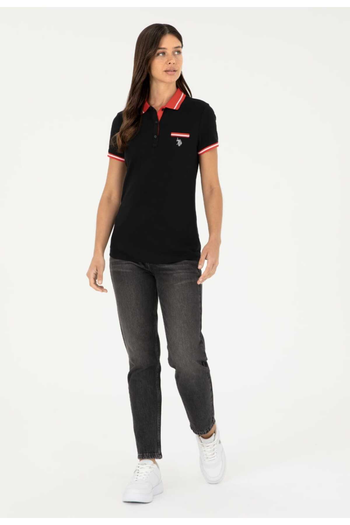 پولوشرت زنانه یقه پلو | یو اس پولو U.S. Polo Assn. 50285842 TR - تصویر 4