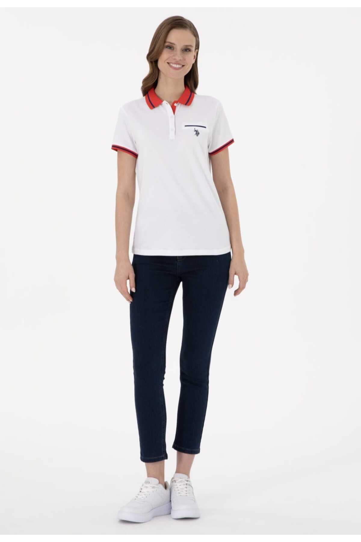 پولوشرت زنانه یقه پلو | یو اس پولو U.S. Polo Assn. 50285842 TR - تصویر 4