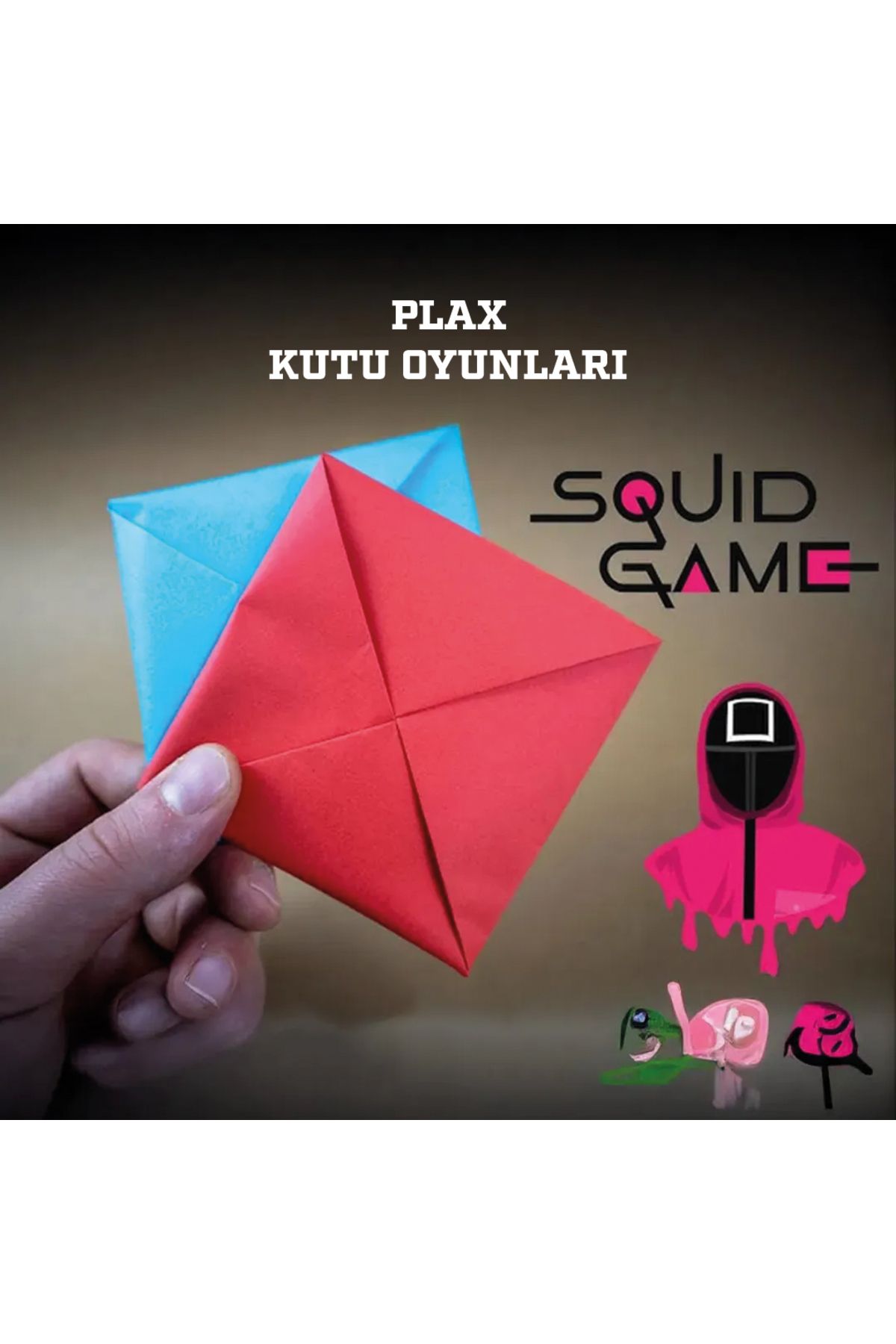 Home-Squid Game Ddakji Game- Envelope Game- Red Blue Envelope Game 3