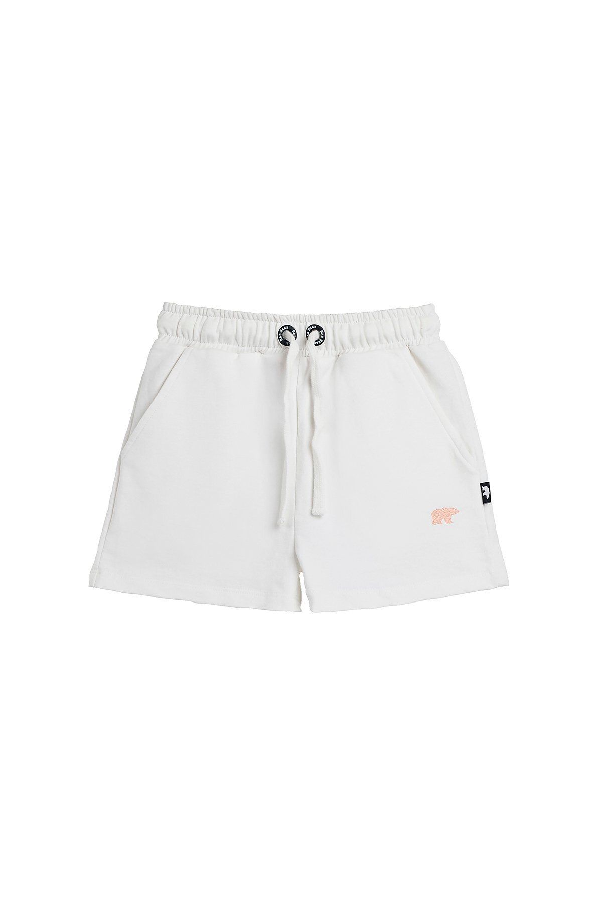 Bad Bear-White Petra Kids Sweatshorts 25.06.18.002-C04 1