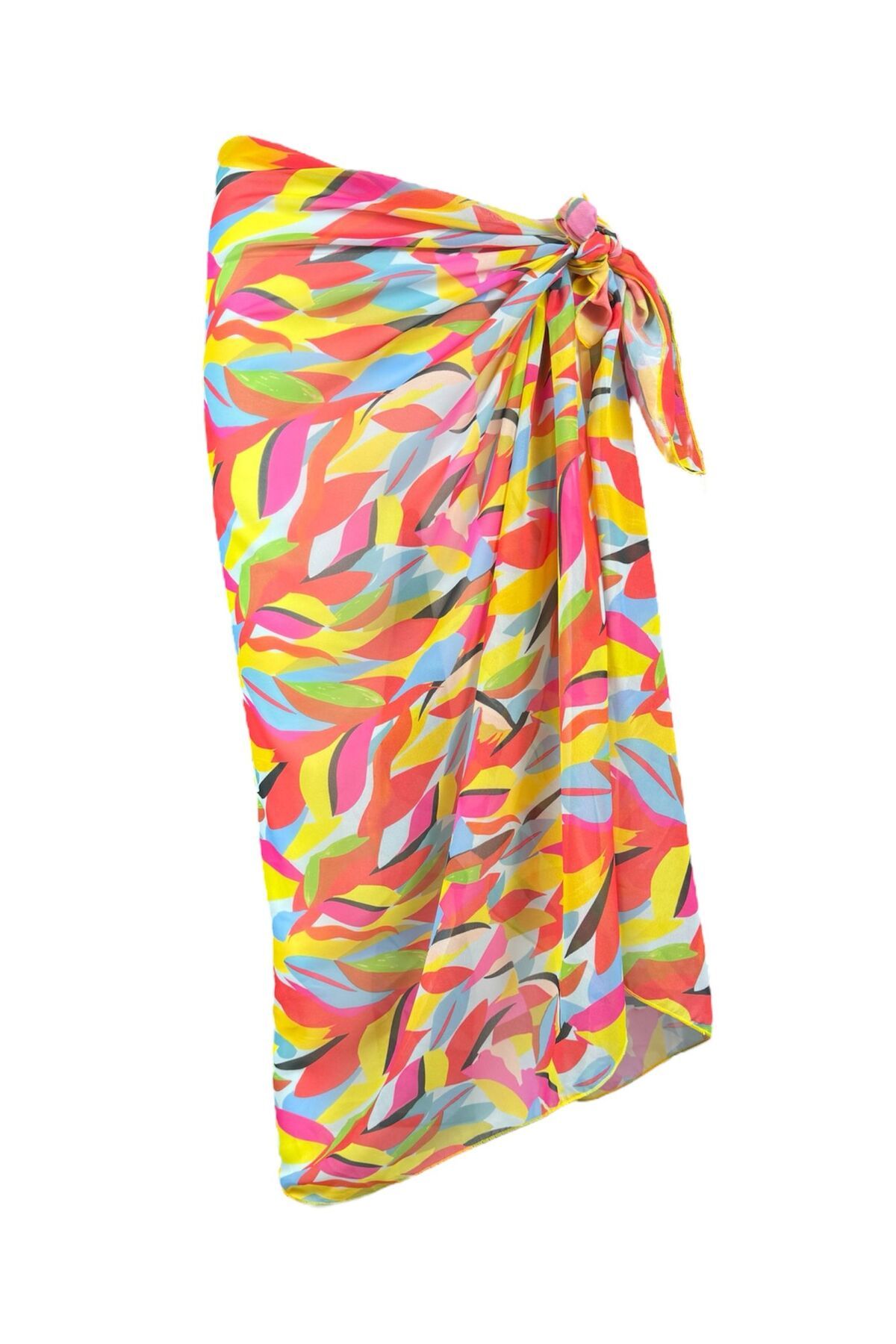 FUNELLA Pareo De Plajă Cu Modele Colorate Tie Dye Femeie - Standard