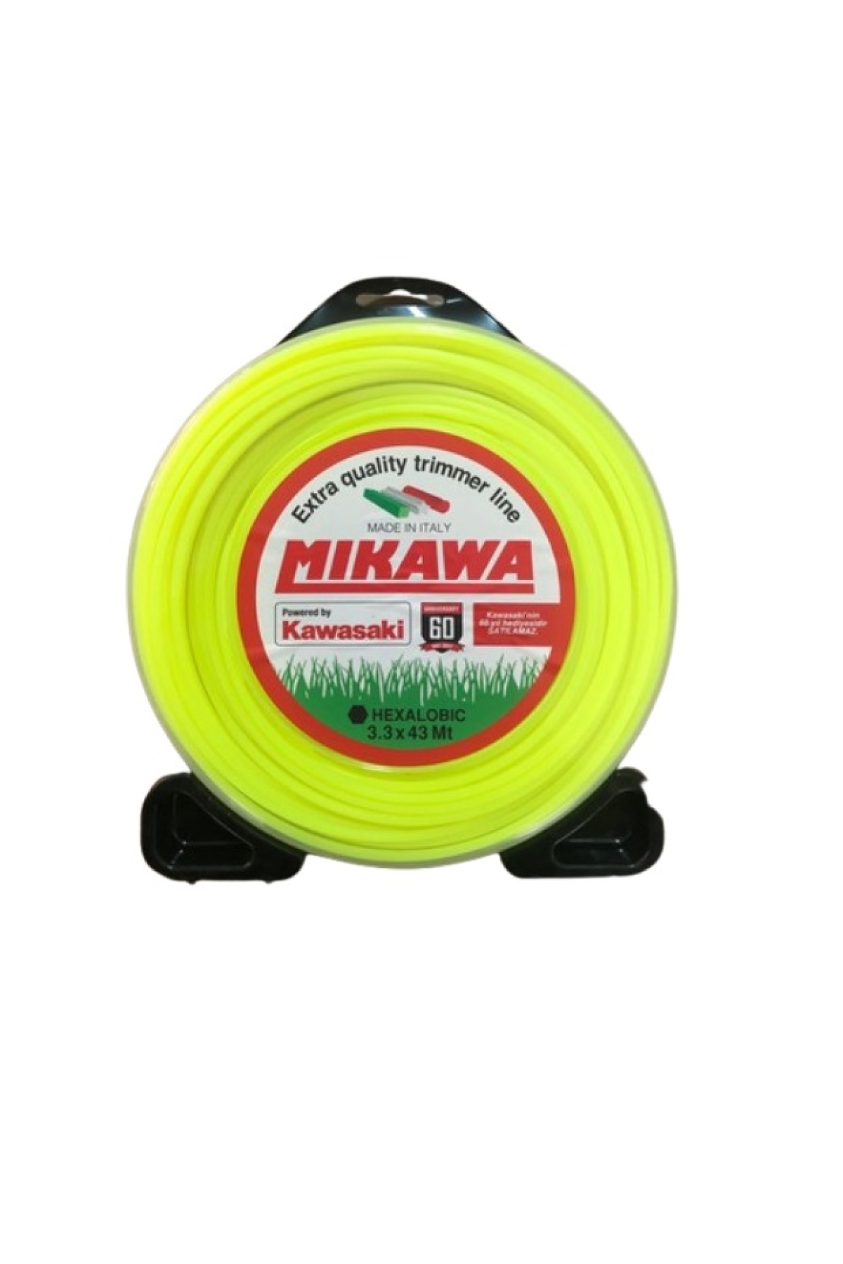 Genel Markalar Kawasaki Misina 3.3mm 43metre Sarı 6 Köşe Misina