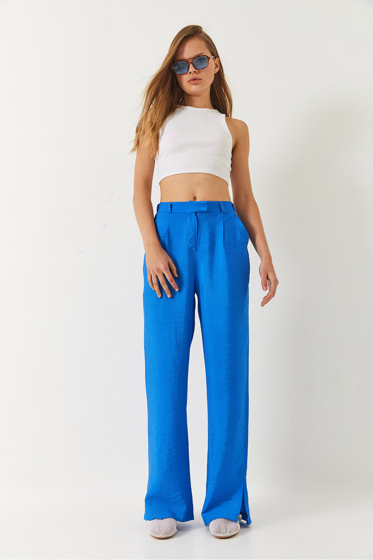 LUCCI Palazzo Pants with Pockets 4