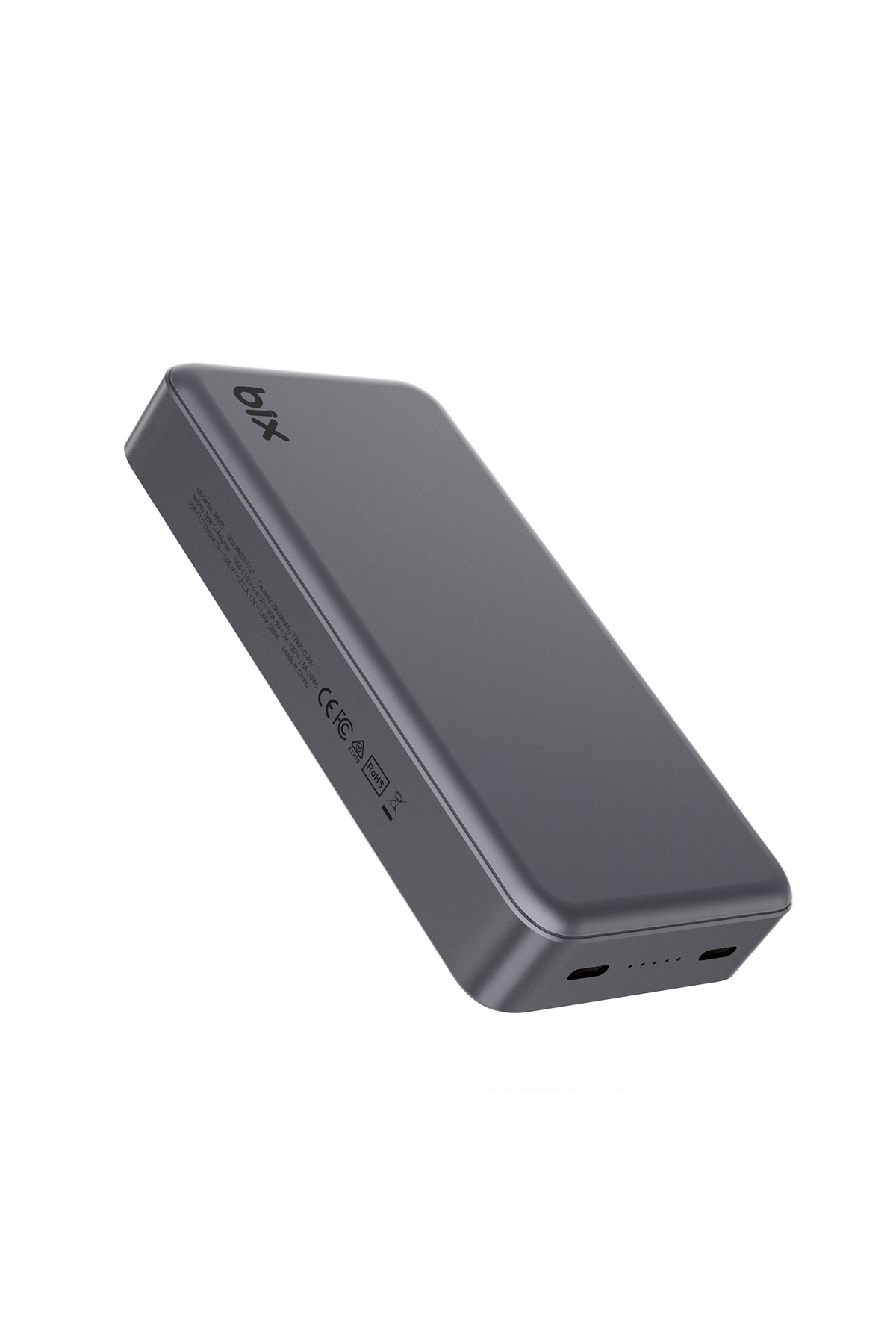 Bix PB205 20000mAh PD 20W Çift USB-C Portlu Hızlı Şarj Destekli