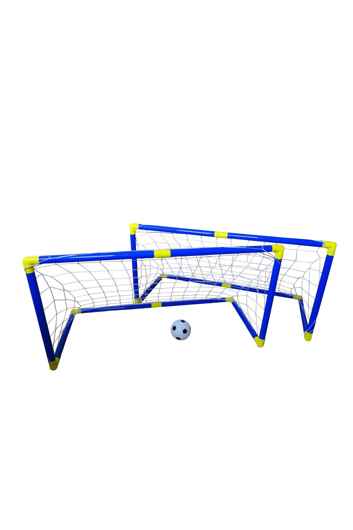 Salamandra Jucarie Set Porti De Fotbal Cu Minge, Pompa Si Carlige Pentru Sustinerea Portilor, Salamandra Kids - One Size