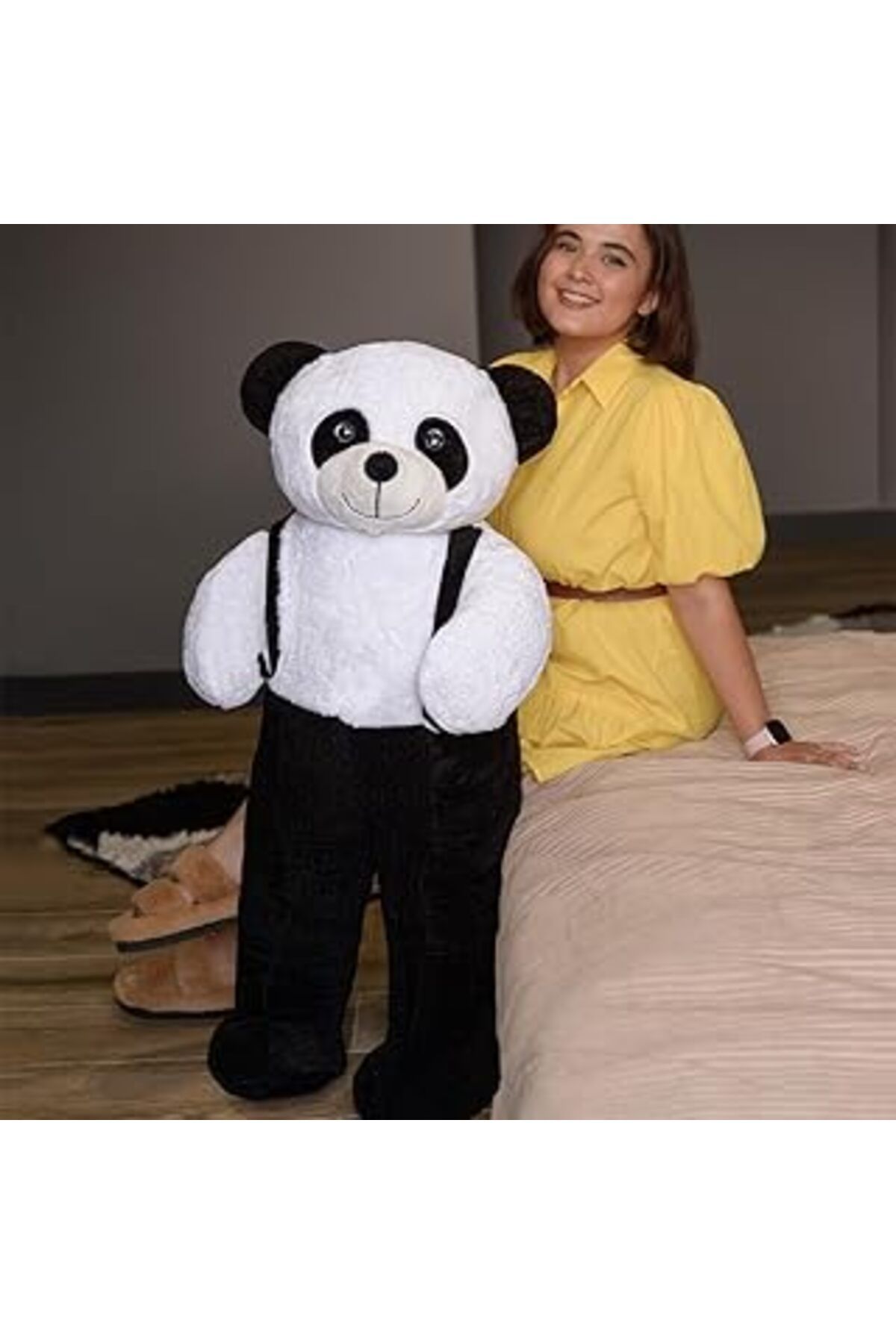 robotrend Ayakta Ayıcık,Tulumlu Panda,Tulumlu Ayıcık,Doldurulabilir Pelüş Ayıcık,Smokinli Ayıcık (Tulumlusiya